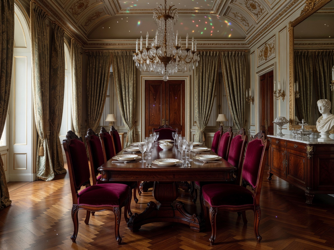 Exquisite classical-styled luxury stone dining area with grand ambient lighting, curated by LuxArte.